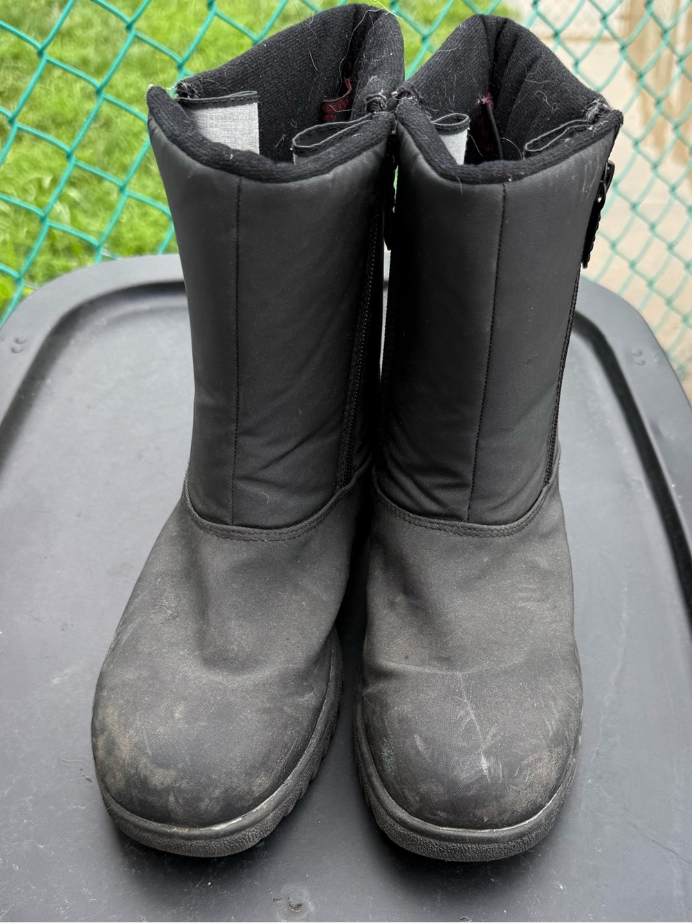 totes Black Winter Rain Boots